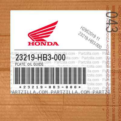 23219-HB3-000 PLATE, OIL GUIDE