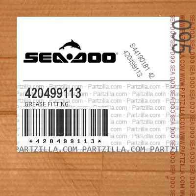 Seadoo OEM Grease Fitting 420499113 