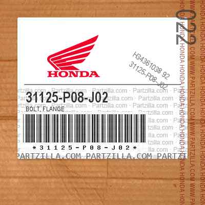 Honda OEM Part 31125-P08-J02 