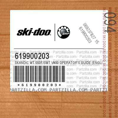 619900203 Skandic WT 550F/SWT V800 Operator's Guide (English)