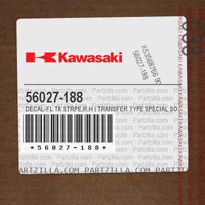 56027-188 DECAL-FL TK STRPE,R.H | TRANSFER TYPE SPECIAL SOLUTION