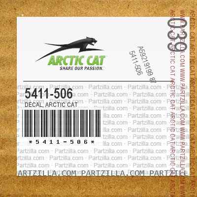 5411-506 Decal, Arctic Cat