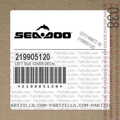 219905120 SIDE COVER DECAL