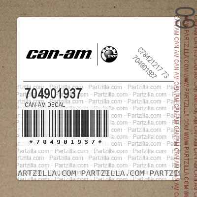 704901937 Can-Am Decal