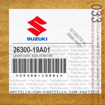 Kick Starter New Genuine OEM Part 26300-19A01-000 Suzuki Lever Assy