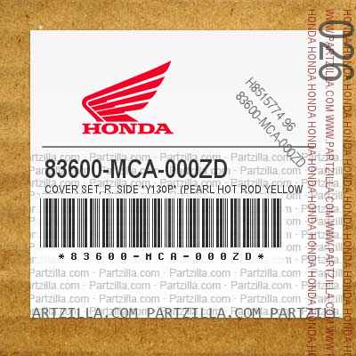 83600-MCA-000ZD SIDE COVER