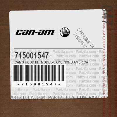 715001547 Camo Hood Kit Model-Camo Nord America