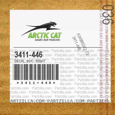 3411-446 Decal, Box - Right