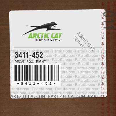 3411-452 Decal, Box - Right