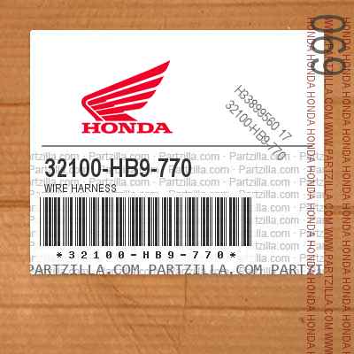 32100-HB9-770 WIRE HARNESS