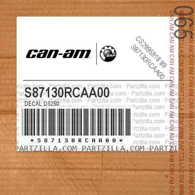 S87130RCAA00 Decal DS250