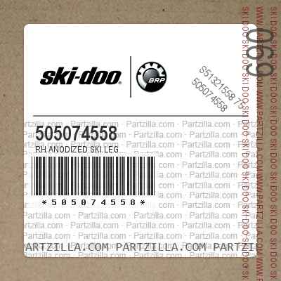 505074558 RH Anodized Ski Leg