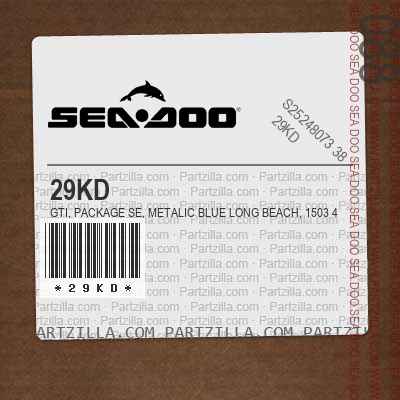 29KD GTI, Package SE, Metalic Blue Long Beach, 1503 4-TEC.. International