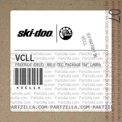 VCLL FREERIDE (DELE) - 850 E-TEC, Package 154", Labrador Blue, Bright White.. North America