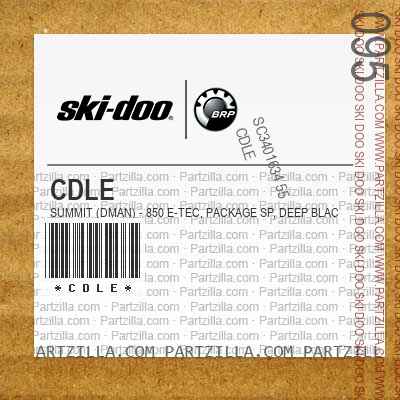 CDLE SUMMIT (DMAN) - 850 E-TEC, Package SP, Deep Black, Deep Black.. North America