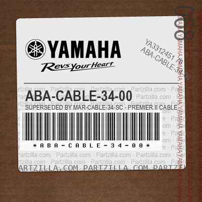 ABA-CABLE-34-00 Superseded by MAR-CABLE-34-SC - PREMIER II CABLE 34