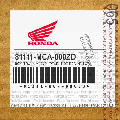 81111-MCA-000ZD TRUNK BOX