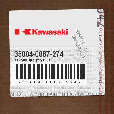 høj Himmel volatilitet Kawasaki 35004-0087-274 - FENDER | Partzilla.com