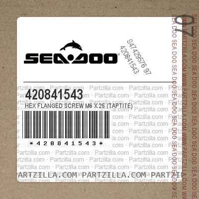 420841543 Hex Flanged Screw M6 X 25 (Taptite)
