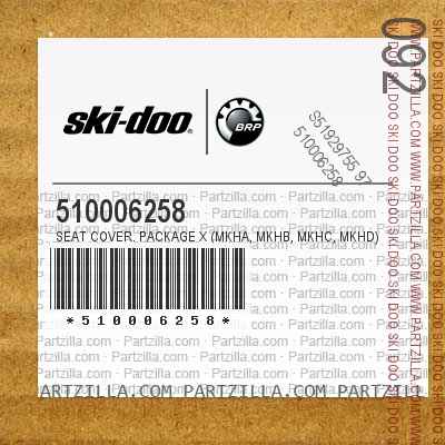 510006258 Seat Cover. Package X (MKHA, MKHB, MKHC, MKHD)