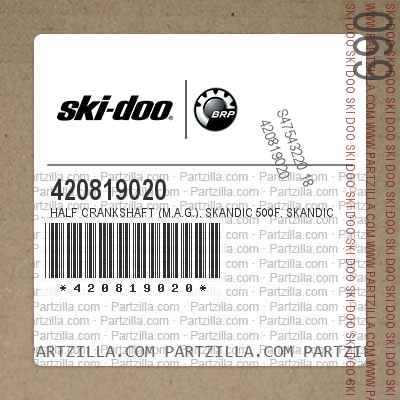 420819020 Half Crankshaft (M.A.G.). Skandic 500F. Skandic 500F (SWT).