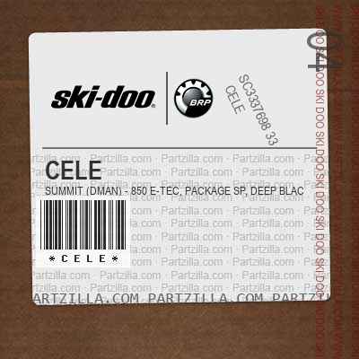 CELE SUMMIT (DMAN) - 850 E-TEC, Package SP, Deep Black, Deep Black.. North America