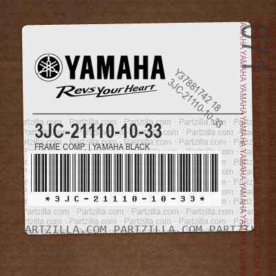 3JC-21110-10-33 FRAME COMP. | YAMAHA BLACK