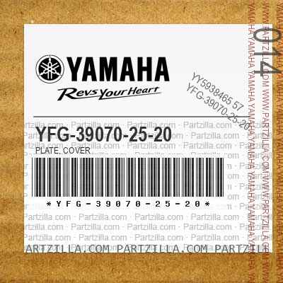 YFG-39070-25-20 PLATE, COVER