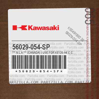 56029-054-SP *** N.L.A.*** (Canada) | USE FOR KE125-A4 C.C.