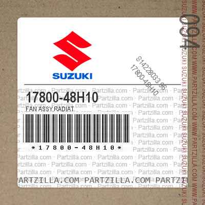 Suzuki 17800-48H10 - FAN ASSY,RADIAT | Partzilla.com