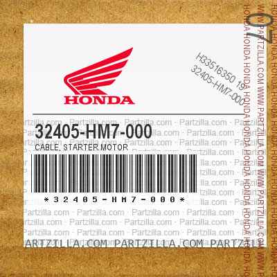STARTER MOTOR HONDA 32405-HM7-000 CABLE 