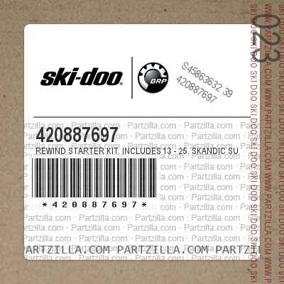 420887697 Rewind Starter Kit. Includes 13 - 25. Skandic Super Wide Track.