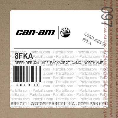 8FKA Defender 4X4 - HD8, Package XT, Camo.. North America