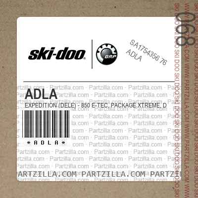 ADLA EXPEDITION (DELE) - 850 E-TEC, Package XTREME, Deep Black, Deep Black.. North America