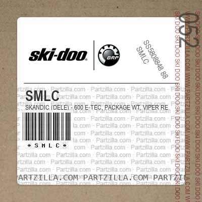 SMLC SKANDIC (DELE) - 600 E-TEC, Package WT, Viper red, Black.. North America