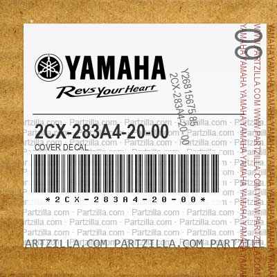 2CX-283A4-20-00 COVER DECAL