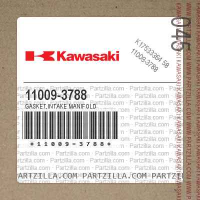 Kawasaki Intake Manifold Gasket 550 JS 550 11009-3788 SBT 41-202C-02A