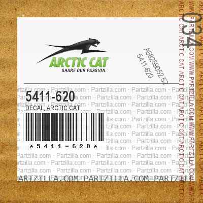 5411-620 Decal, Arctic Cat