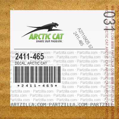 2411-465 Decal, Arctic Cat