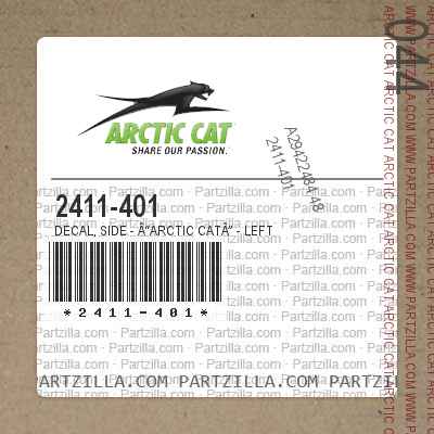 2411-401 Decal, Side - Arctic Cat - Left