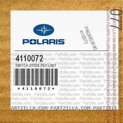 4110072 Details about   NEW POLARIS QUALITY PARTS ORIDE REV LIMIT SWITCH OEM PART NO 