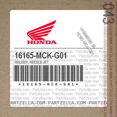 16165-MCK-G01 NEEDLE JET HOLDER