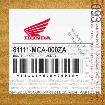 81111-MCA-000ZA TRUNK BOX