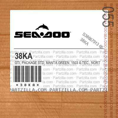 38KA GTI, Package STD, Manta Green, 1503 4-TEC.. North America