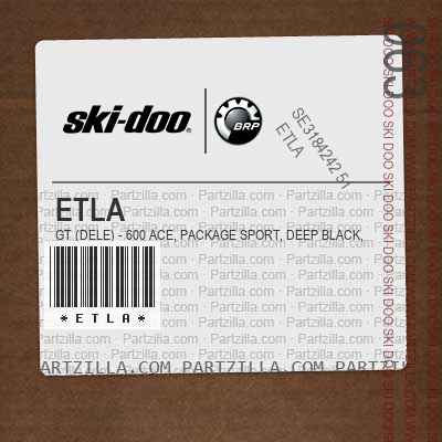 ETLA GT (DELE) - 600 ACE, Package Sport, Deep Black, Deep Black.. North America