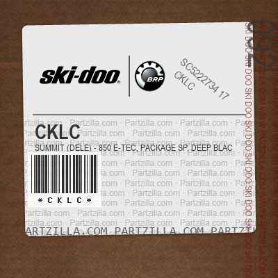 CKLC SUMMIT (DELE) - 850 E-TEC, Package SP, Deep Black, Deep Black.. North America