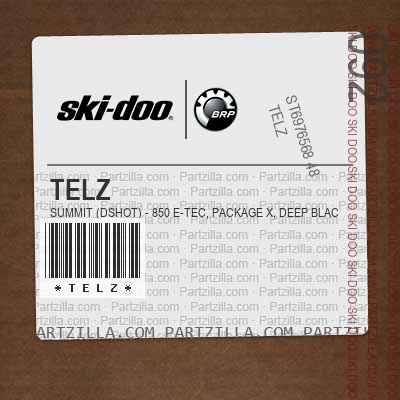 TELZ SUMMIT (DSHOT) - 850 E-TEC, Package X, Deep Black, Deep Black.. Europe