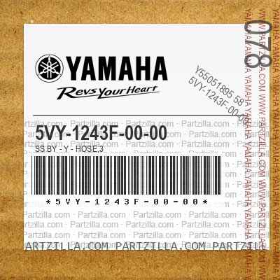5VY-1243F-00-00 SS BY - Y - HOSE,3                                                                                   
