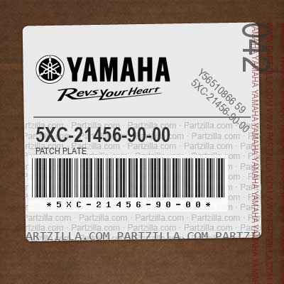 5XC-21456-90-00 PATCH PLATE
