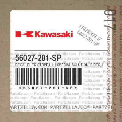56027-201-SP DECAL,FL TK STRPE,L.H | SPECIAL SOLUTION IS REQUIRED